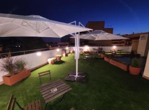 Vonkajšia záhrada v ubytovaní New Samay Hostel