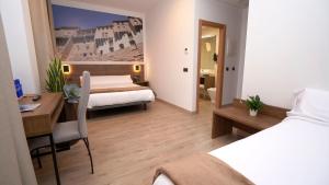 A bed or beds in a room at Encanto Tarazona