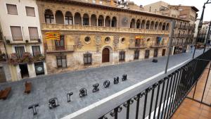 A balcony or terrace at Encanto Tarazona
