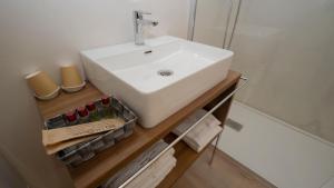 A bathroom at Encanto Tarazona