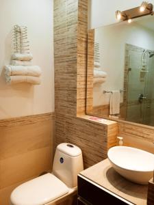 Koupelna v ubytování HOTEL LA POSADA DEL ZAGUÁN