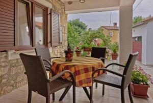 En balkong eller terrasse på Munat in Ližnjan * Istrien