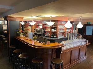Ο χώρος του lounge ή του μπαρ στο Gasthof Wösner