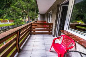Balkon lub taras w obiekcie Willa Świerkowa