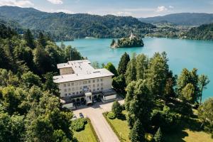 Bird's-eye view ng Vila Bled