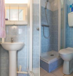 Koupelna v ubytování Charmant Studio Équipé Proche Paris et Versailles + 56 fotografií