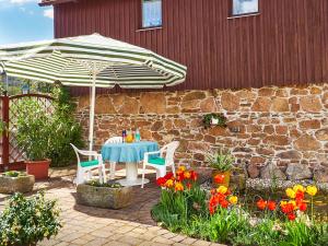 Κήπος έξω από το Ferienhaus Herm