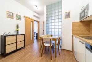 Kuchyňa alebo kuchynka v ubytovaní Aviatik apartments