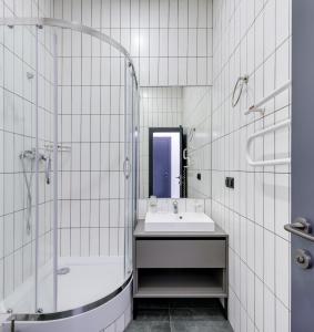 Koupelna v ubytování Centrooms Kropivnizkogo Mini-Hotel