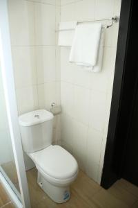 Koupelna v ubytování Hotel Capitol