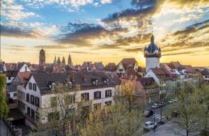 Nespecifikovaný výhled na destinaci Sélestat nebo výhled na město při pohledu z apartmánu