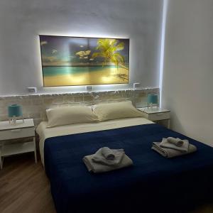 Postelja oz. postelje v sobi nastanitve Santorini house