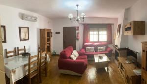 Posezení v ubytování Casita de Rosario