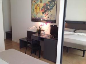 Postel nebo postele na pokoji v ubytování GFH - Hotel Ruhig