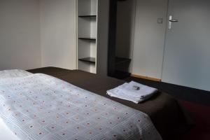 Postel nebo postele na pokoji v ubytování Horský hotel Anděl