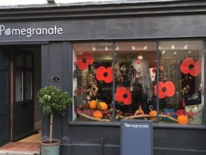a store front of a store with pumpkins in the window at 20 Market Place Coleford in Coleford
