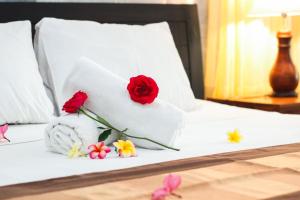 Postel nebo postele na pokoji v ubytování Putu Guest House 2