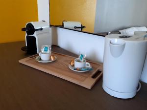 Facilități de preparat ceai și cafea la Studio COEUR PASSION VUE MER charme et standing