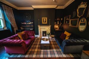 A seating area at West Layton Manor 