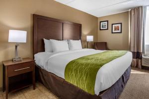 Ένα ή περισσότερα κρεβάτια σε δωμάτιο στο Comfort Inn Edison - New Brunswick