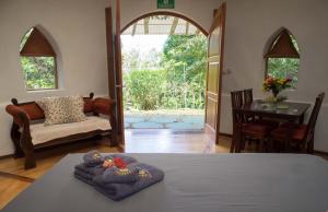 Predel za sedenje v nastanitvi Paradiselodge Casa Romantica