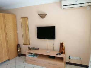 TV a/nebo společenská místnost v ubytování residence les peupliers
