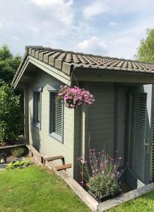 Zahrada ubytování Tiny House Boatshed