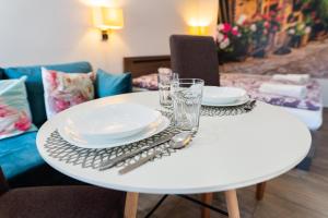 Posezení v ubytování Allium Apartment