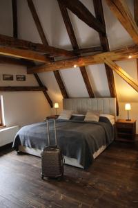 Voodi või voodid majutusasutuse Hotel Svambersky dum toas
