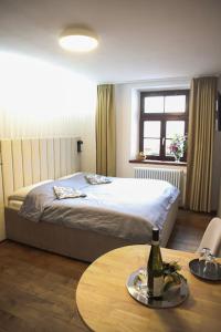 Voodi või voodid majutusasutuse Hotel Svambersky dum toas