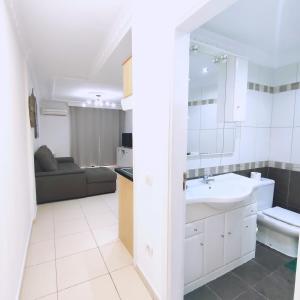 Koupelna v ubytování Bonito Apartamento en Parque Santiago 2