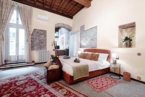 Ruang duduk di Historical Suites - The House Of Travelers