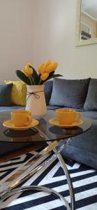 Posezení v ubytování APARTMAN SUNFLOWER