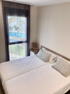 Säng eller sängar i ett rum på Luxury Penthouse Jacobo - The View Fuengirola
