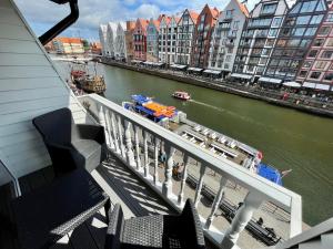 Balkón alebo terasa v ubytovaní Apartamenty MICHEL Gdańsk Centrum BOUTIQUE HOTEL