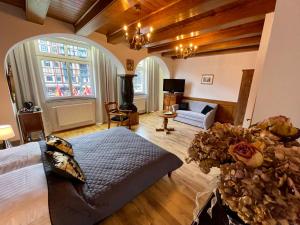 Posteľ alebo postele v izbe v ubytovaní Apartamenty MICHEL Gdańsk Centrum BOUTIQUE HOTEL