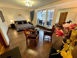 Posteľ alebo postele v izbe v ubytovaní Apartamenty MICHEL Gdańsk Centrum BOUTIQUE HOTEL