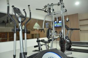 
The fitness center and/or fitness facilities at Arituba Park Hotel
