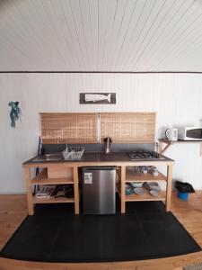 Kuchyň nebo kuchyňský kout v ubytování 7 Olas lodge