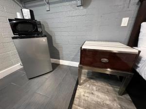 Kuchyň nebo kuchyňský kout v ubytování Relax Inn