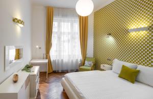 Posteľ alebo postele v izbe v ubytovaní Mordecai 12 Apartments by Adrez