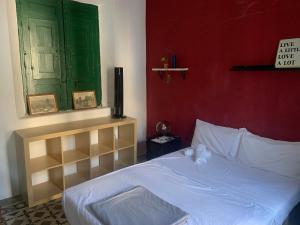 Posteľ alebo postele v izbe v ubytovaní Maria Magdalena - Room 10