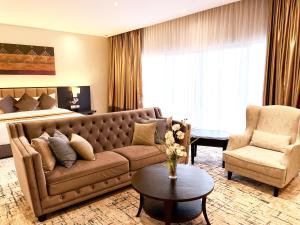 Istumisnurk majutusasutuses Grand Darul Makmur Hotel Kuantan