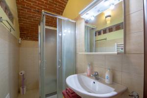Koupelna v ubytování La Valle B&B