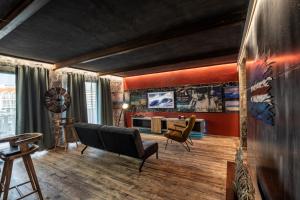 Posezení v ubytování Ocean Suites