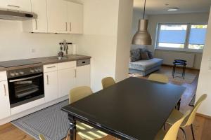 Kuchyň nebo kuchyňský kout v ubytování Terrassenwohnung in Götzis