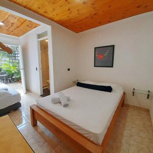 Krevet ili kreveti u jedinici u objektu Cloud9 Hostel