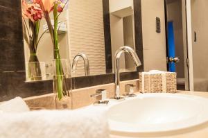 Koupelna v ubytování Hotel Andesmar