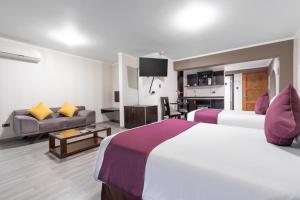 Postel nebo postele na pokoji v ubytování Hotel Andesmar