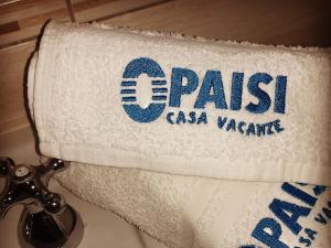 Certifikát, hodnocení, plakát nebo jiný dokument vystavený v ubytování O'Paisi Casa Vacanze